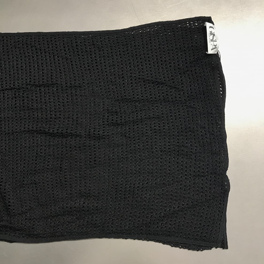 GISPA 펀칭 스카프 블랙 상품이미지3