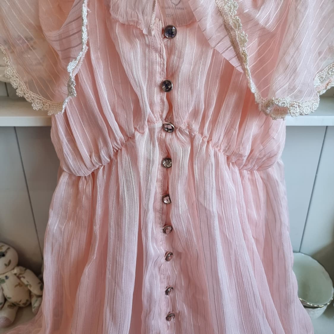 러플 쉬폰 원피스 상품이미지2