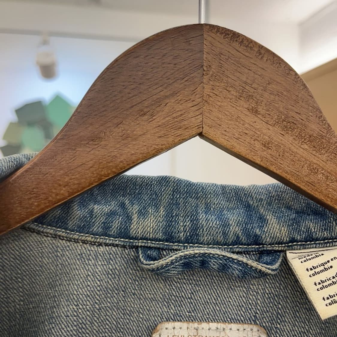 리바이스 올드스쿨 빈티지 워싱 데님 자켓 XL C07937 상품이미지9