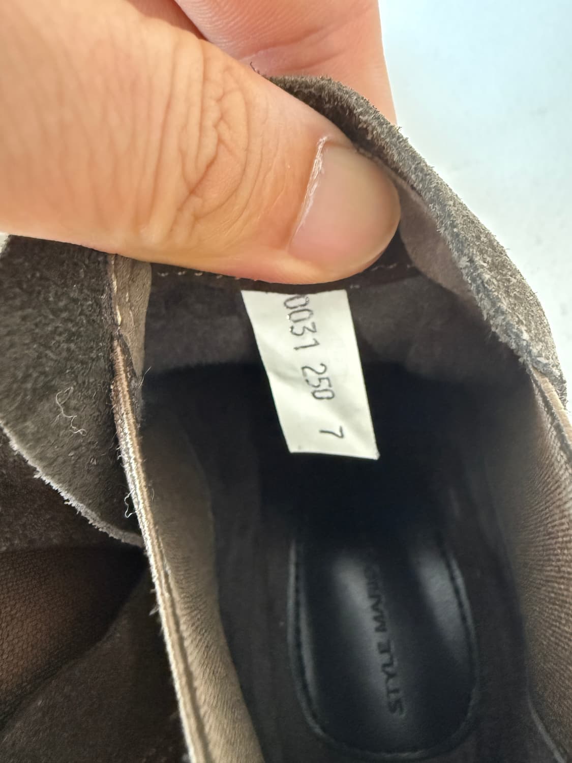 [250]Pre owned 스웨이드 첼시 부츠 상품이미지9