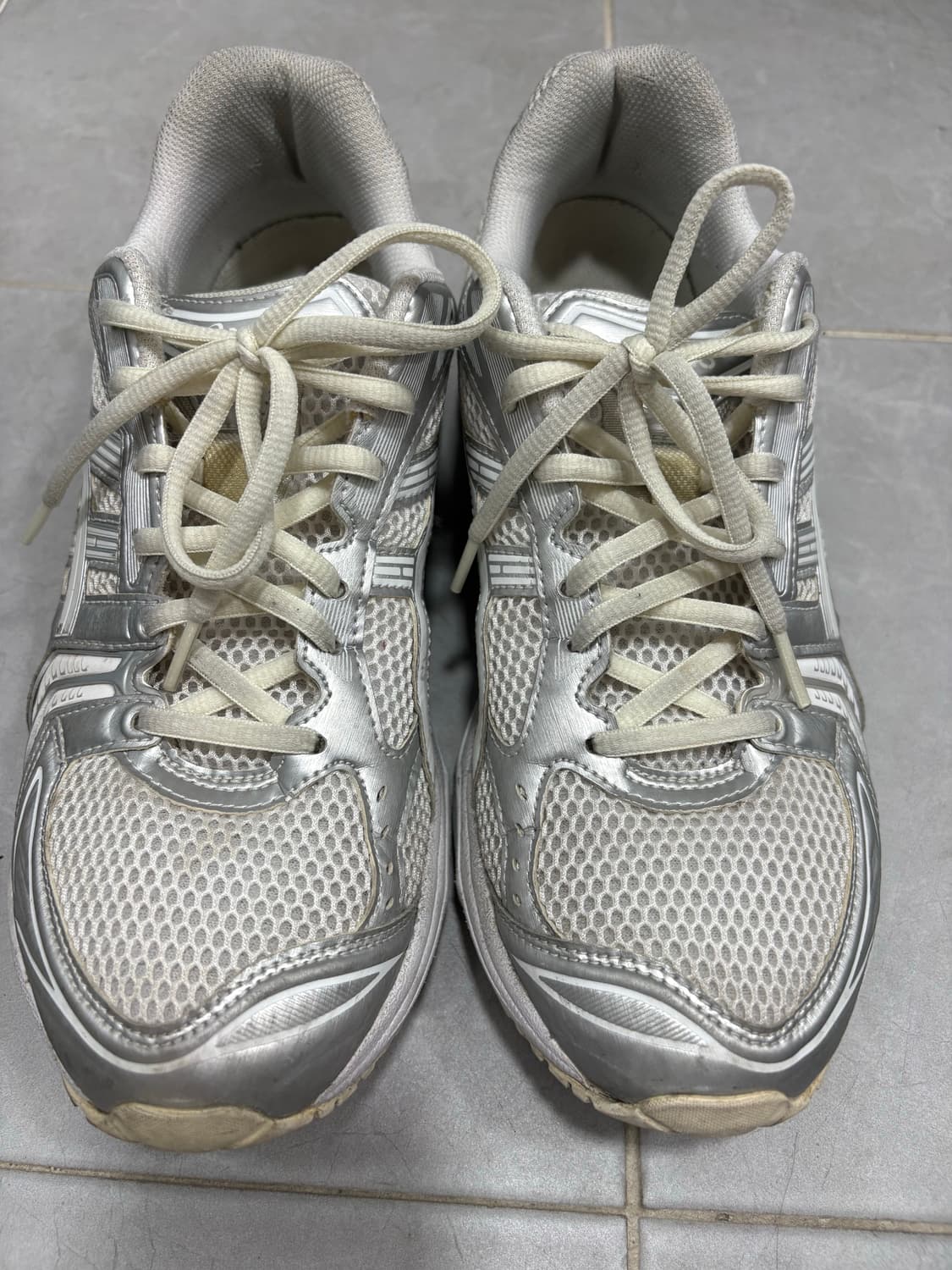 아식스xjjj자운드 젤카야노 14 실버화이트270 상품이미지4