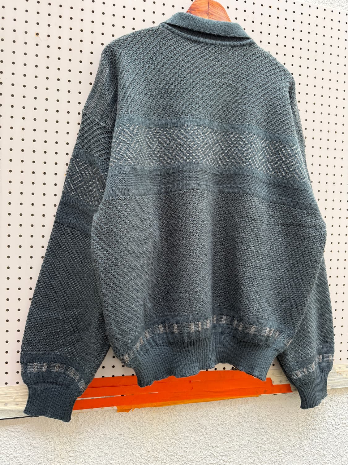 1990s LANVIN PARIS SUEDE LEATHER 랑방 스웨터 상품이미지10