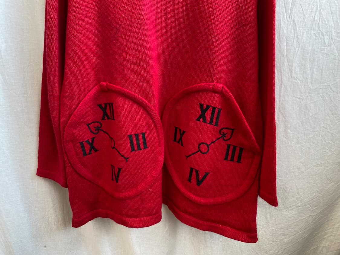 MARY MIND 레드 울혼방 니트(L) 상품이미지4