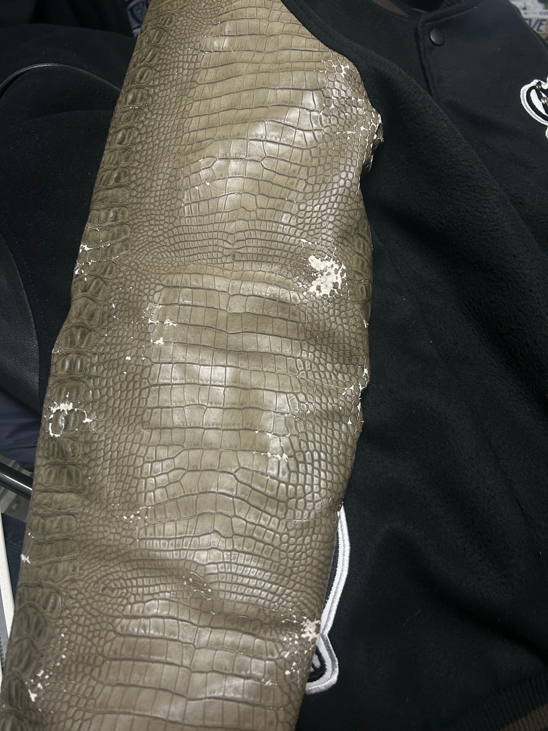 604서비스 바시티 자켓 카키  상품이미지7