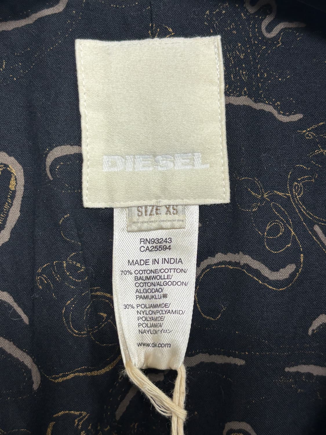 디젤 웨스턴 핀턱 숏자켓 <데드스탁> 상품이미지6