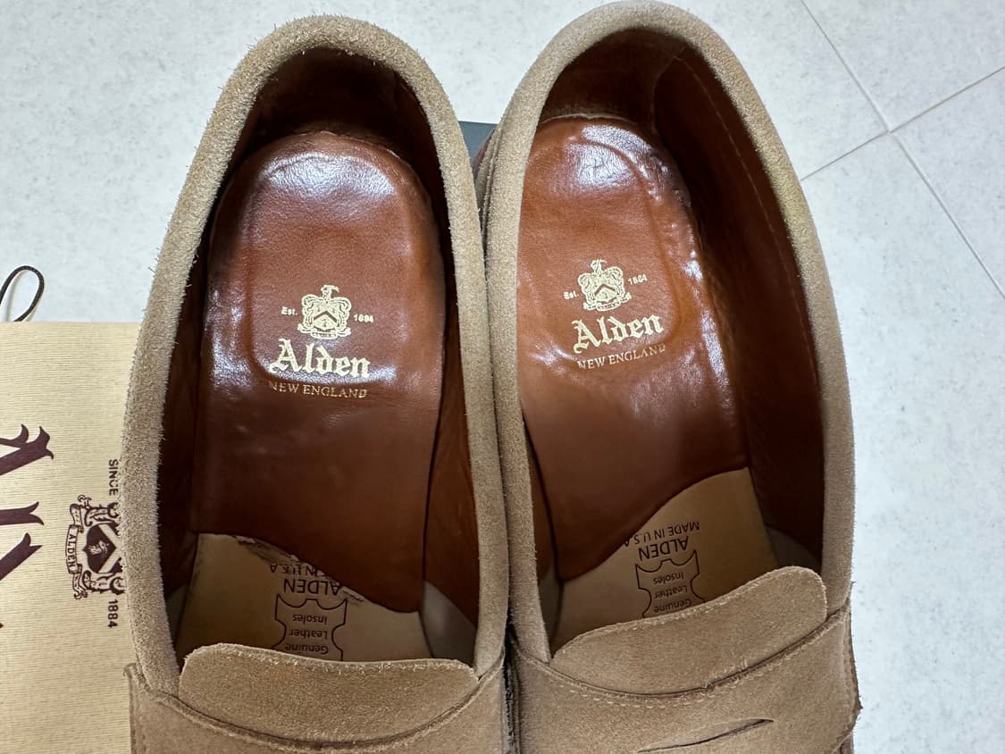 [9D] 알든(Alden) 스웨이드 페니 로퍼 상품이미지3