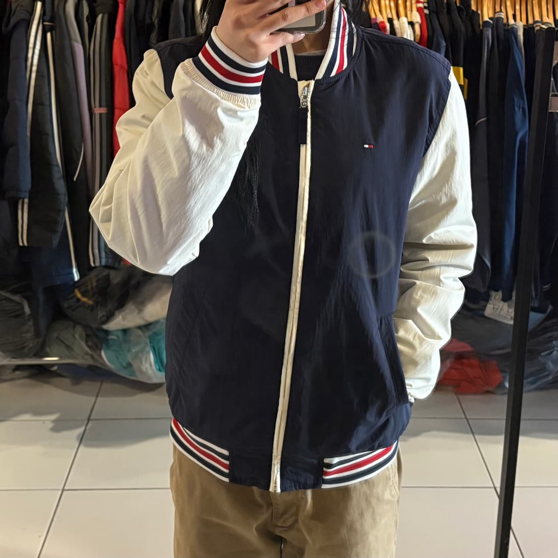 타미힐피거 바시티 자켓 상품이미지1