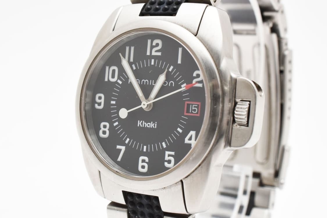 극레어 해밀턴 카키필드 빈티지 파네라이맛 검판 상품이미지8