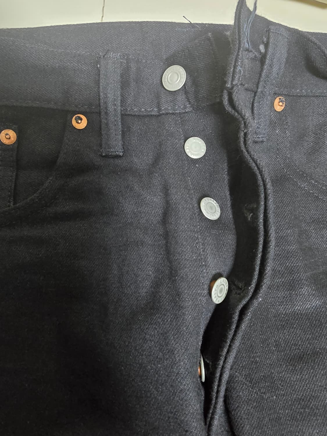 RRL 빈티지5포켓 블랙 32×32 상품이미지3