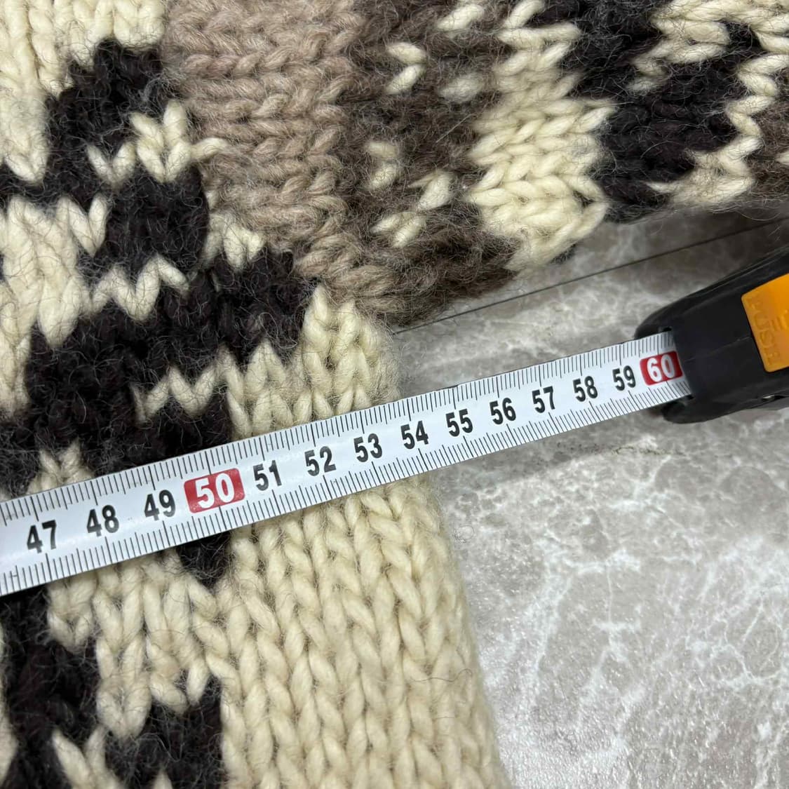 JPN 일본빈티지 노르딕 울 니트집업(M) 상품이미지7