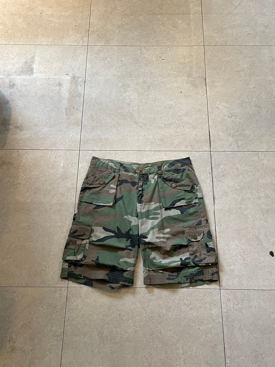 6-포켓 밀리터리 카고 반바지 카모 상품이미지4