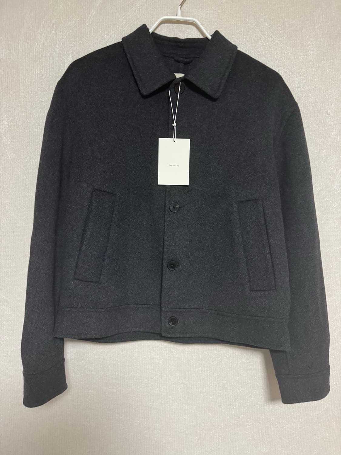 자라 Origins 100% 울 더블 페이스드 자켓 그레이 L사이즈 상품이미지1