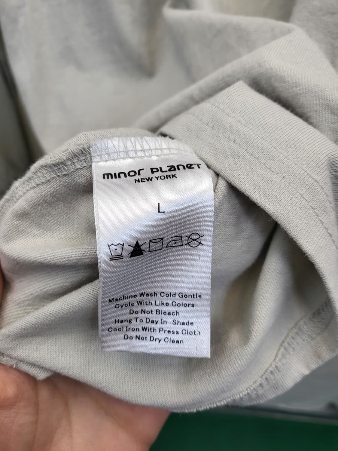 Minor Planet New York 프린팅 긴팔 티셔츠 상품이미지4