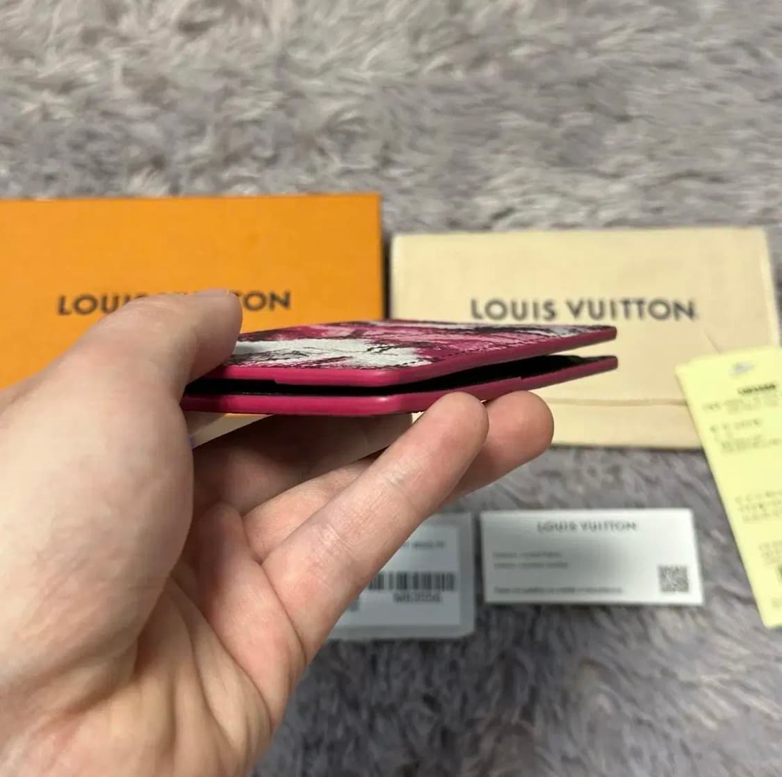 [한정판] 루이비통 이클립스 서핑 오거나이저 카드지갑 핑크 상품이미지7