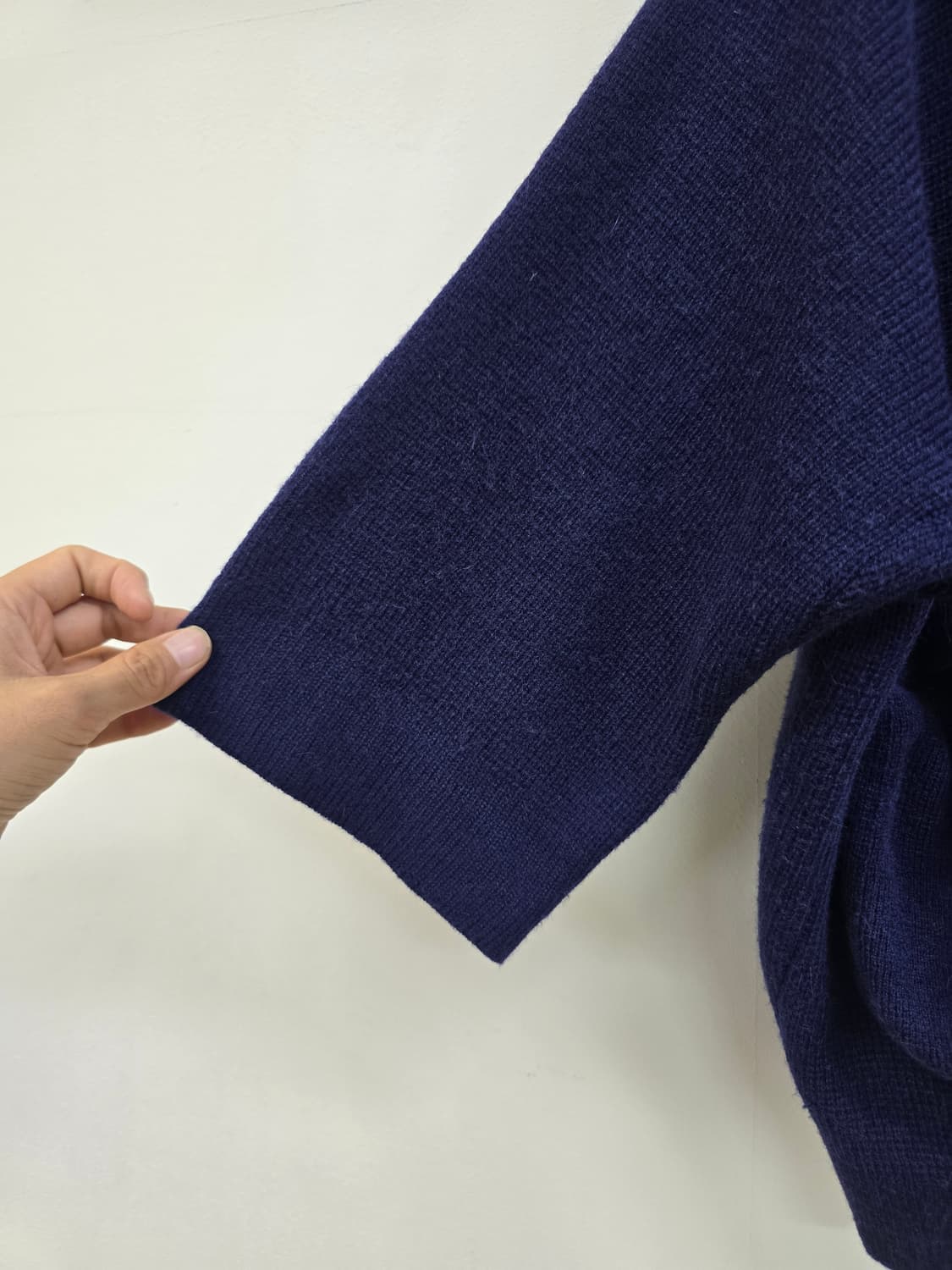 한섬 시스템 루즈핏 빅포켓 후드 니트 집업 상품이미지6