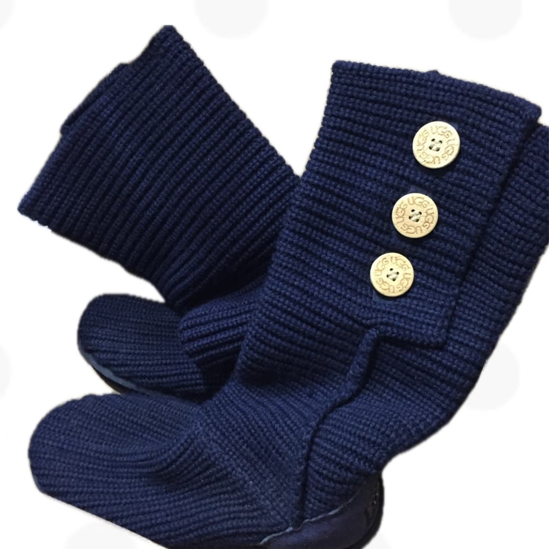 UGG 카디 니트 부츠 네이비 250 상품이미지1