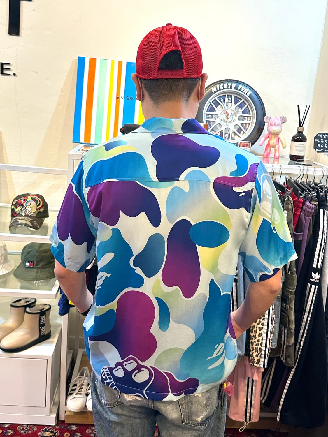 BAPE x Bored Ape Yacht Club 콜라보 반팔셔츠 상품이미지5