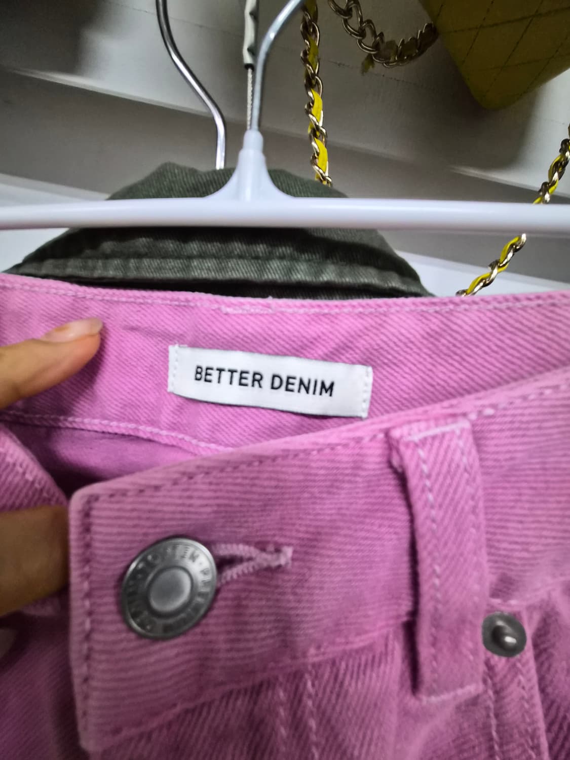 디젤 자수와팬 빈티지 워싱 야상.better 핑크데님 상품이미지8