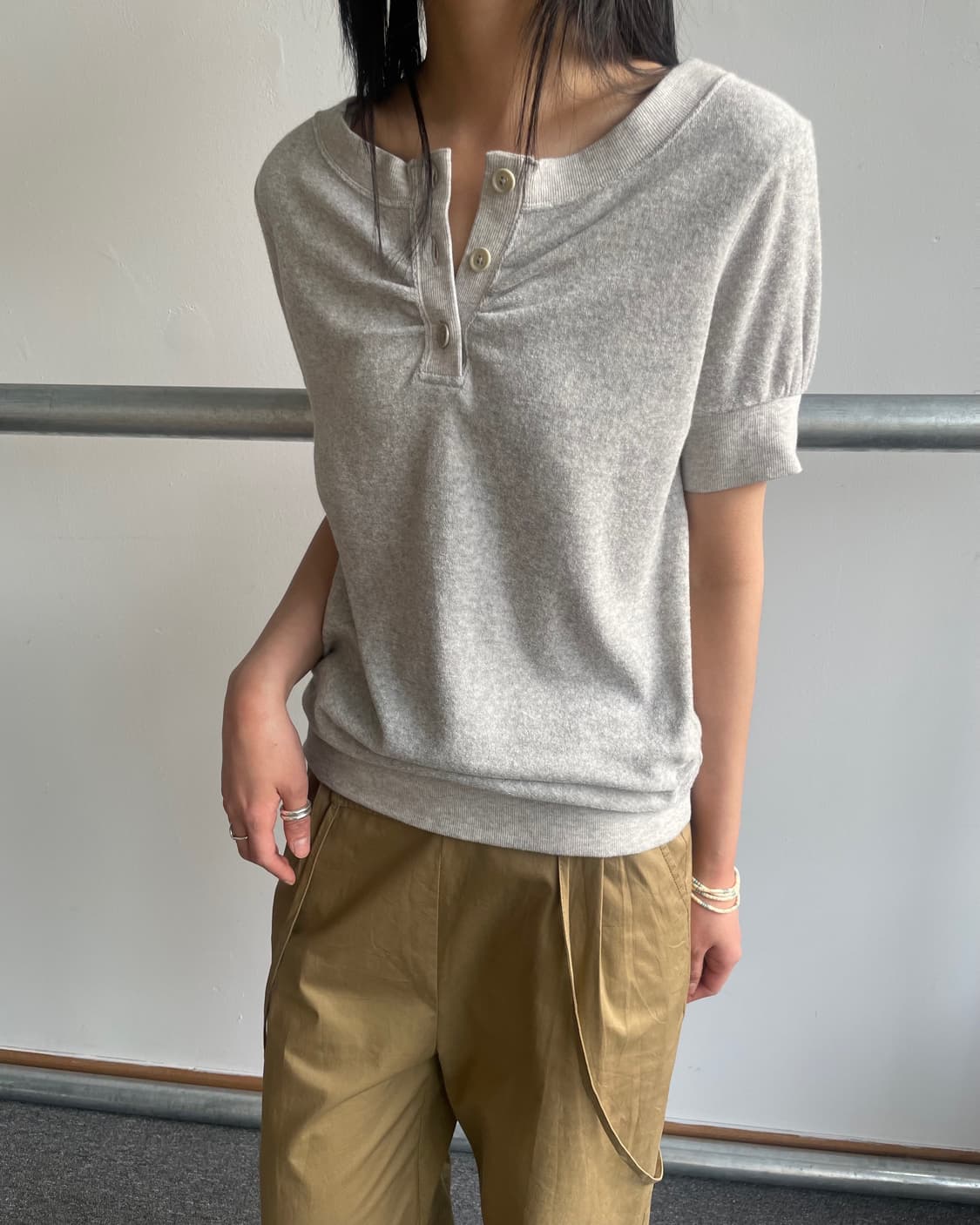 Terry button pullover 상품이미지7