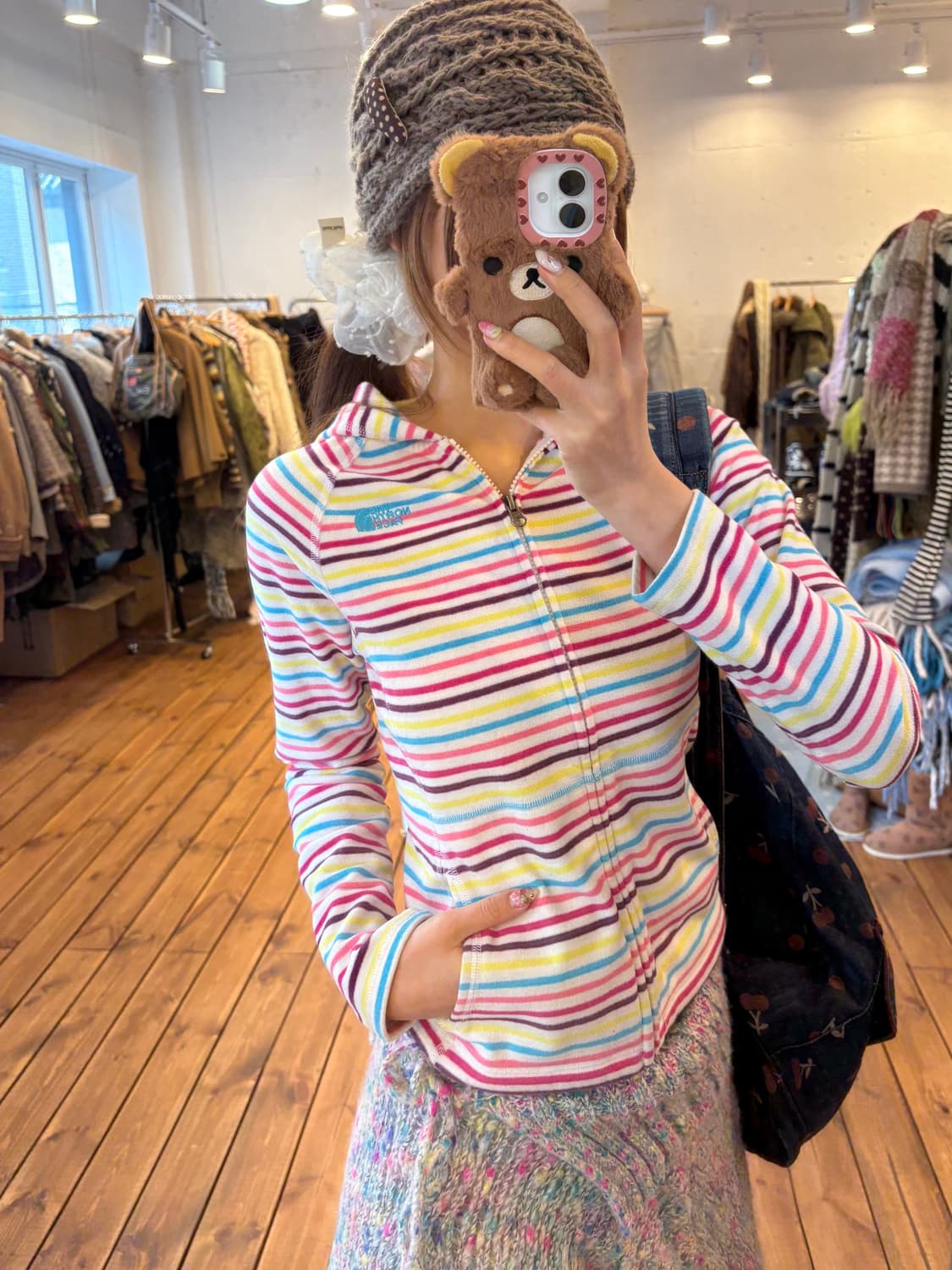 노스페이스 무지개 후드집업 상품이미지2