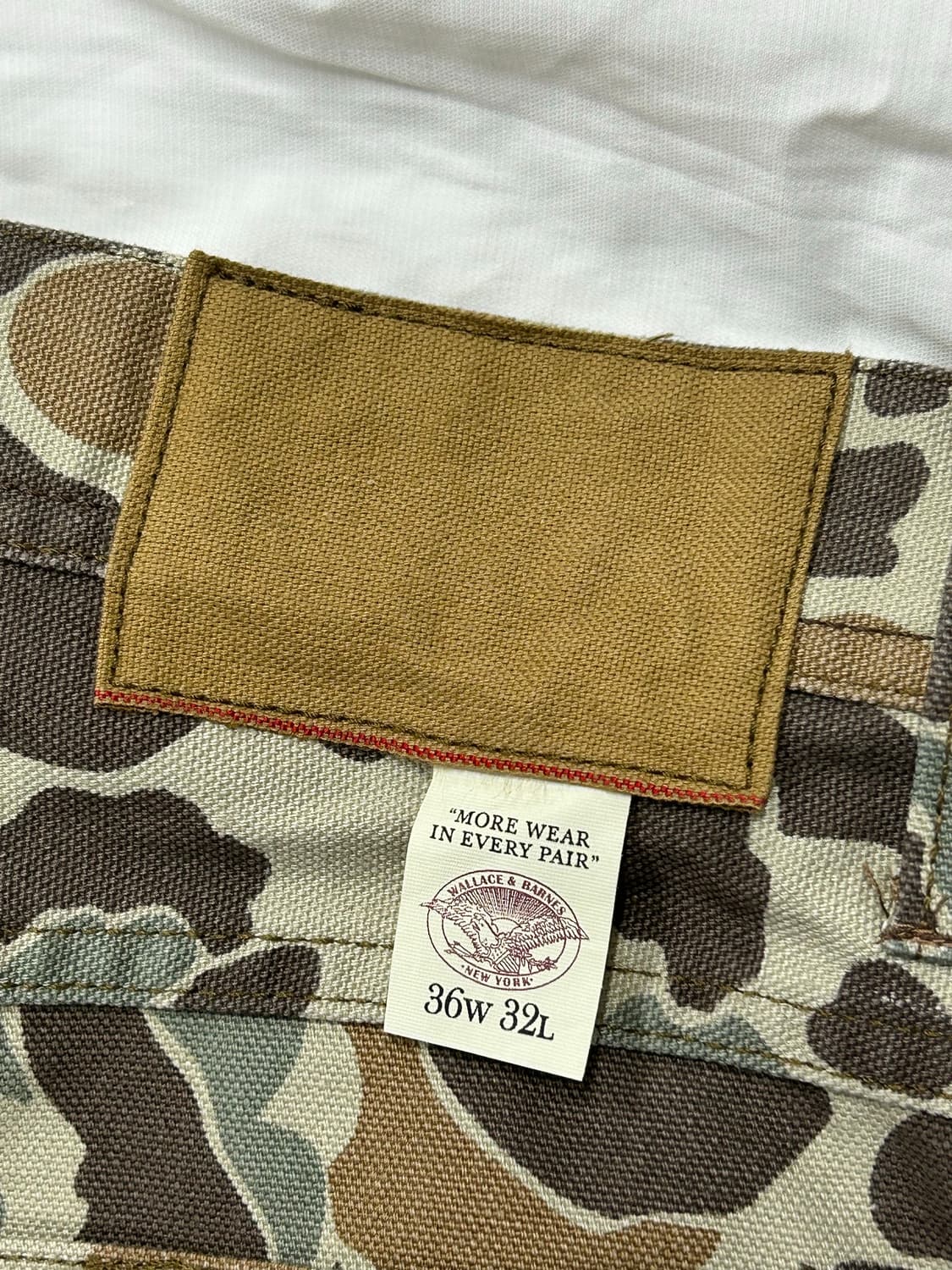 Wallace & Barnes 월레스&반즈 덕 카모 팬츠 상품이미지7