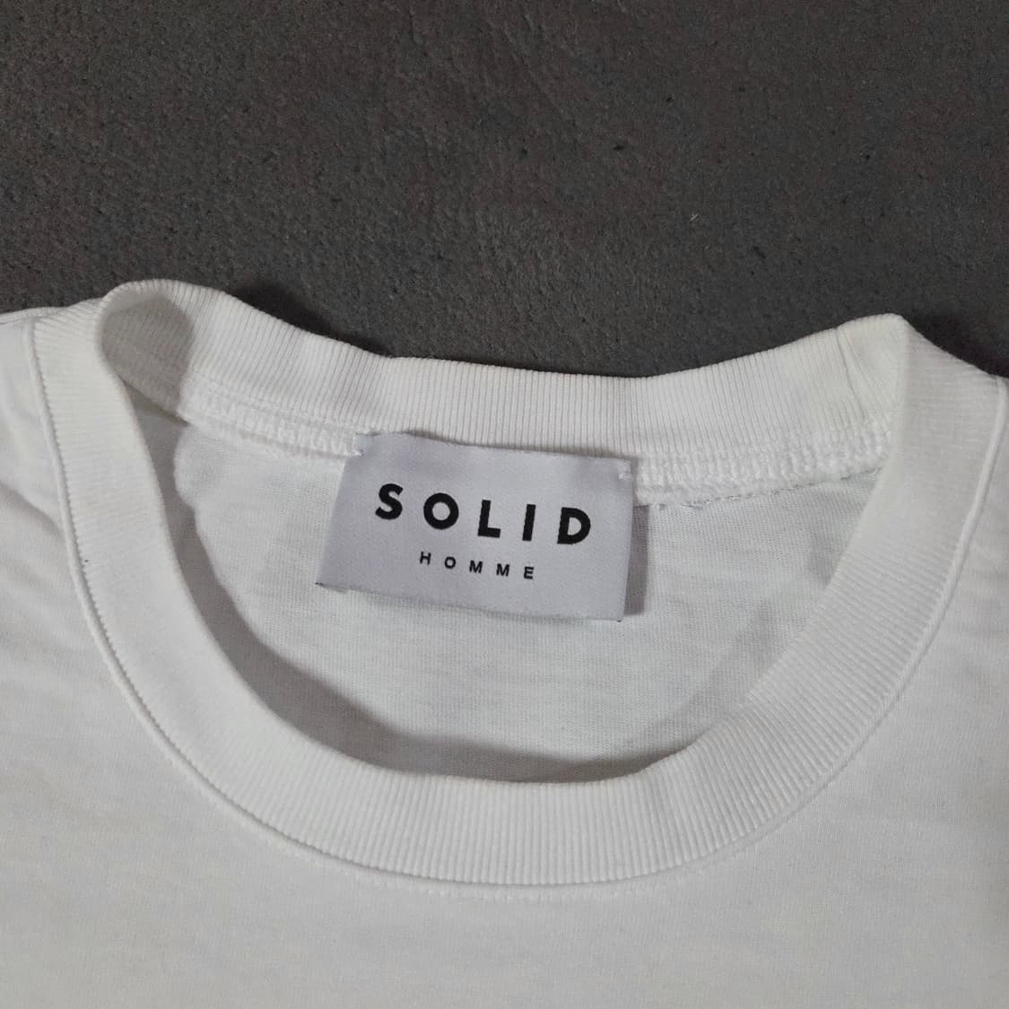 솔리드옴므 서울 반팔 티셔츠 48 100 화이트 상품이미지9