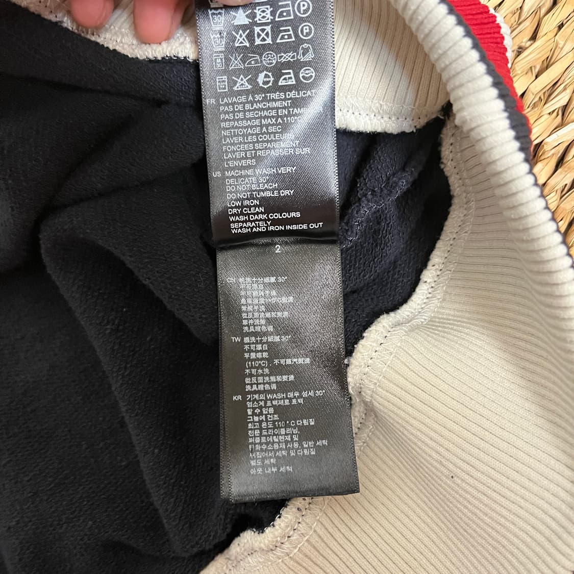 (95~100) 산드로 타이거 패치 크루넥 스웻셔츠 맨투맨 상품이미지4