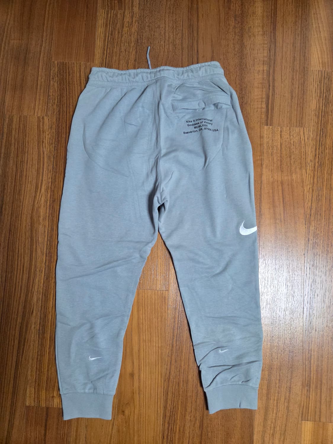 나이키 더블 스우시 조거팬츠 그레이 상품이미지4