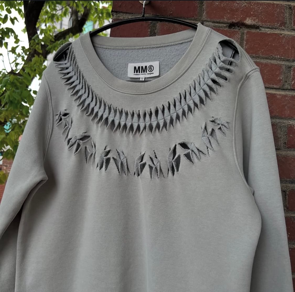 메종 마르지엘라 컷아웃(절개) 스웻셔츠 상품이미지4