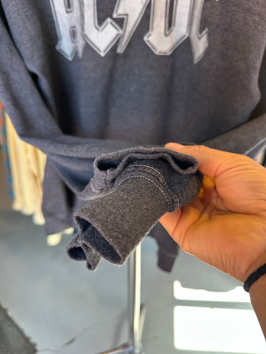 ACDC 락밴드 프린팅 스웻셔츠 상품이미지5