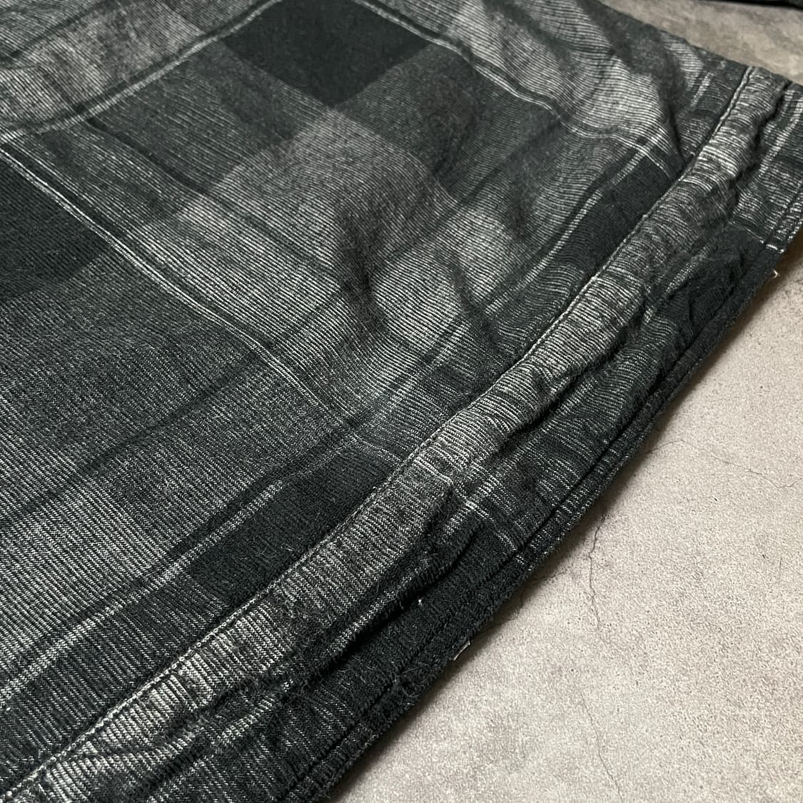 COLUMBIA 컬럼비아 빈티지 블랙 체크 코튼 셔츠자켓 A00421 상품이미지8