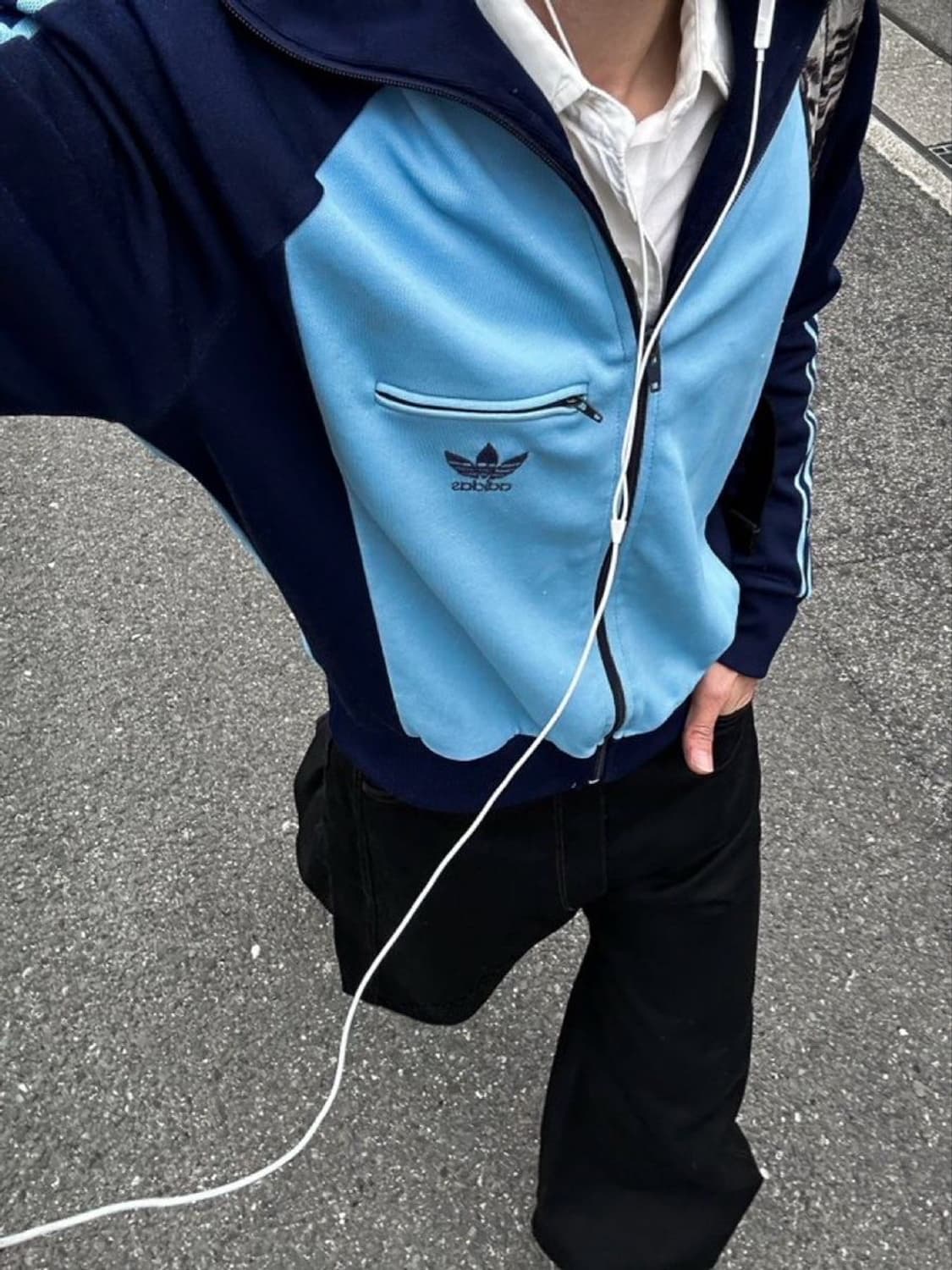 [Adidas] 아디다스 90s 져지 트랙탑 집업 빈티지 디엠 어항 솜 상품이미지8