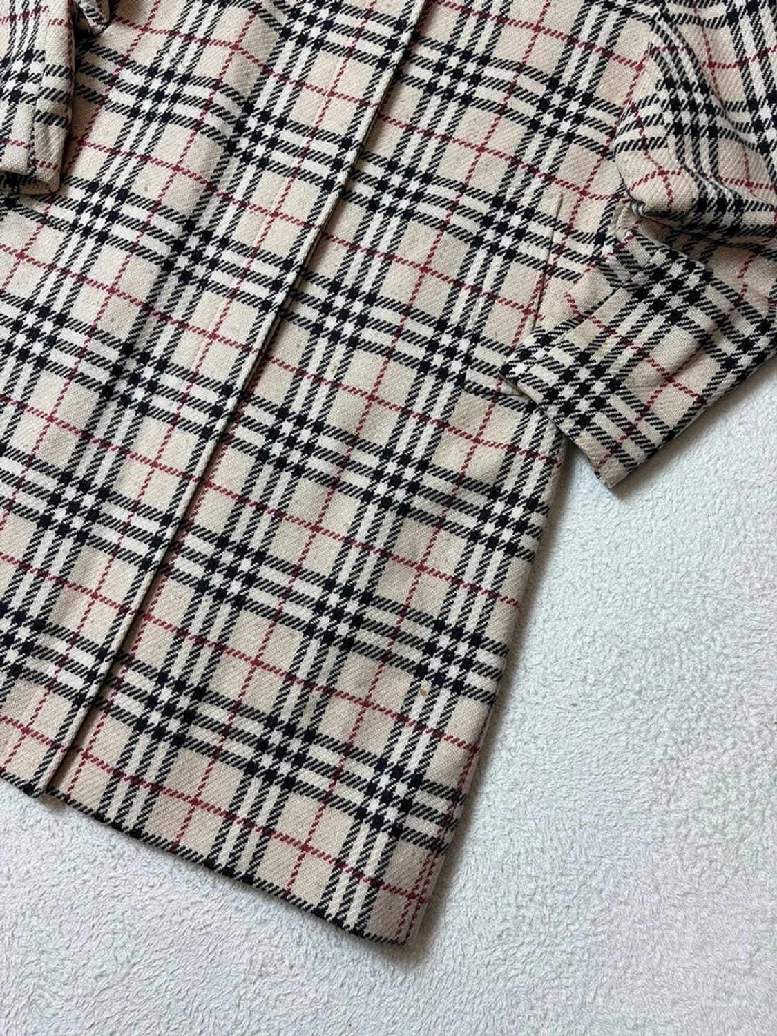 버버리 90's 노바체크 울 100% 시그니처 코트 PN6598    상품이미지4