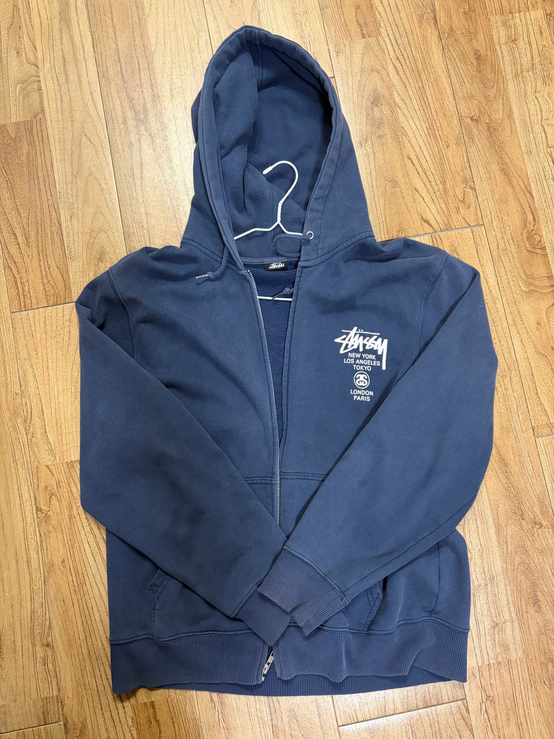 스투시 월드투어 후드집업 M 상품이미지1
