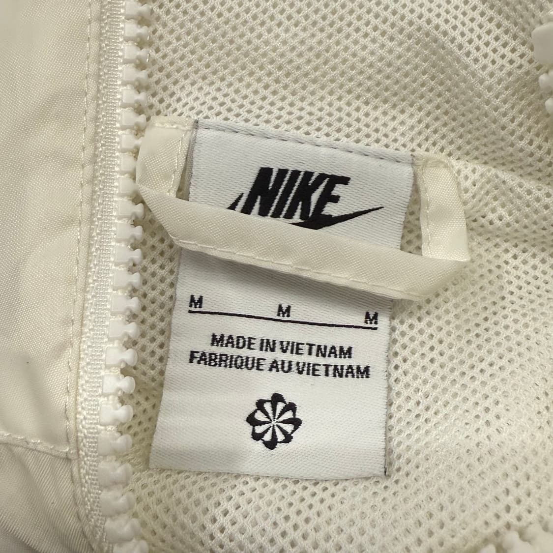 [정품/M] 나이키 화이트 바람막이 후드집업 b18 상품이미지5