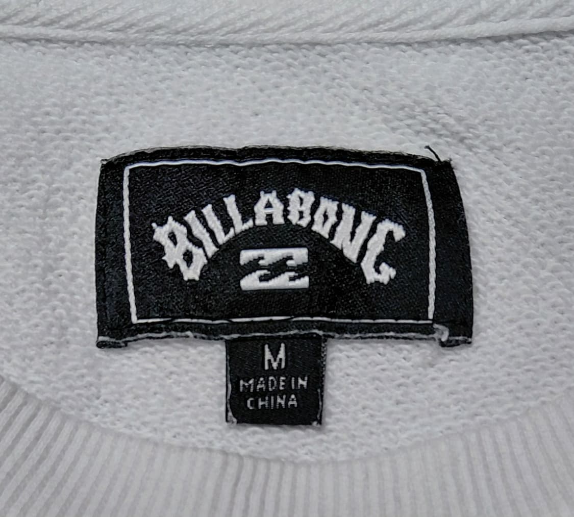 [M/남여공용] 빌라봉(Billabong) 빅로고 화이트 맨투맨 상품이미지5