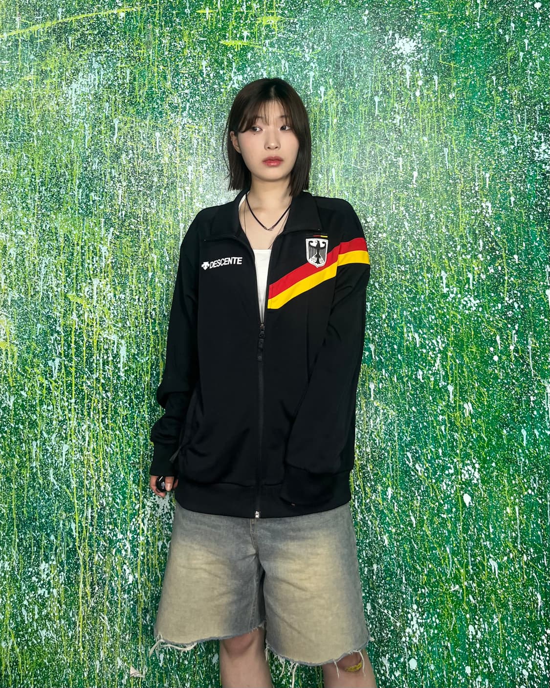 데상트 독일 봅슬레이 국가대표 팀 져지 L 상품이미지1