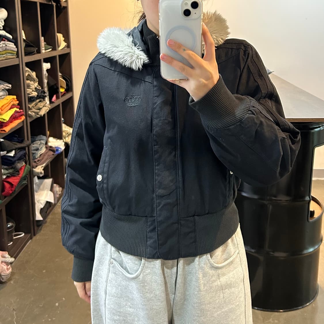 아디다스 미시엘리엇 크롭 점퍼 상품이미지9