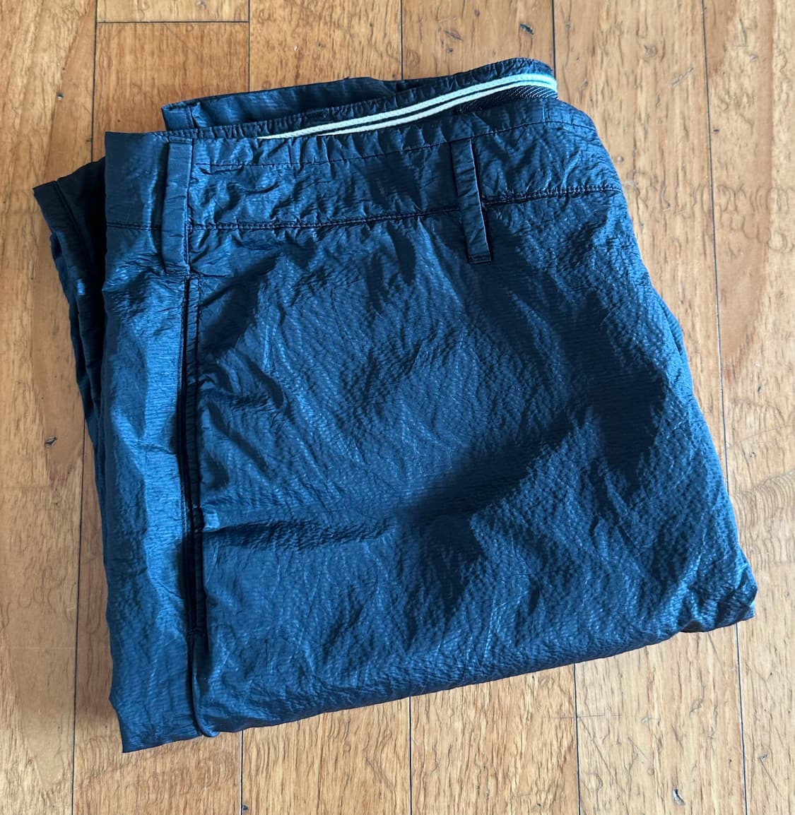 스톤아일랜드 나일론 팬츠 블랙 L 상품이미지5