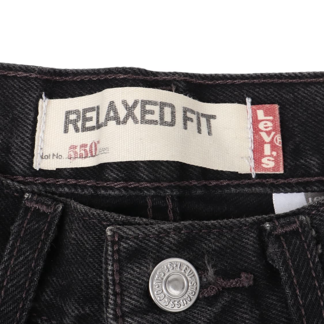리바이스 550 릴렉스드 핏 블랙 데님팬츠 상품이미지7