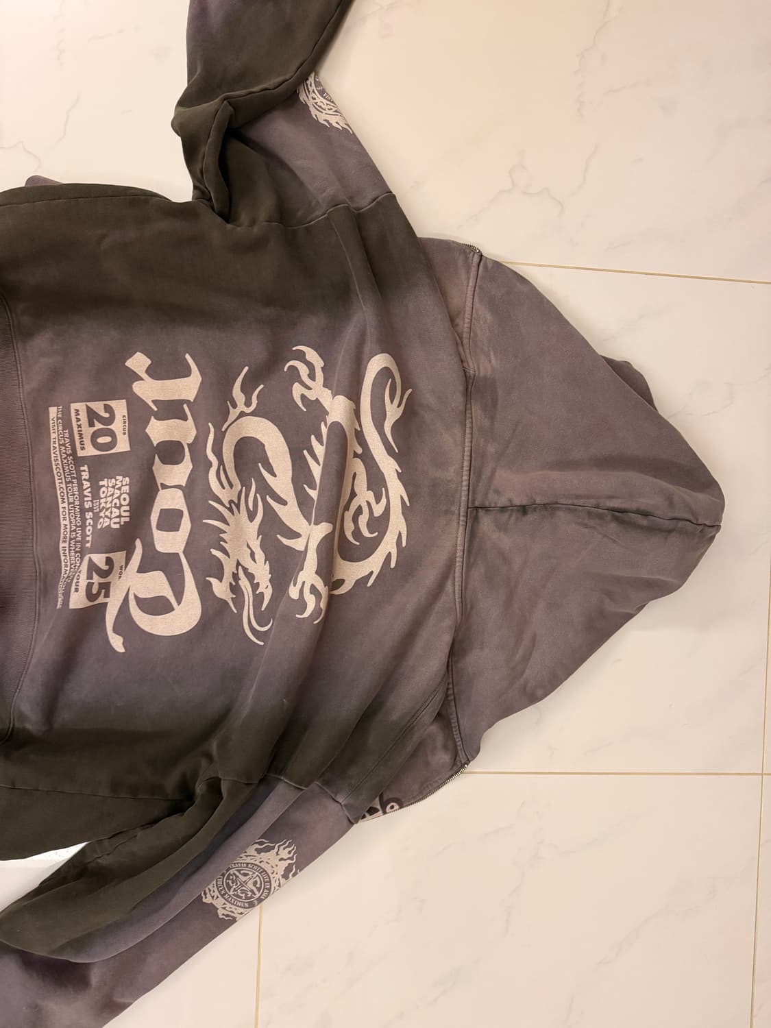 트래비스 스캇 내한 MD 후드집업 상품이미지3