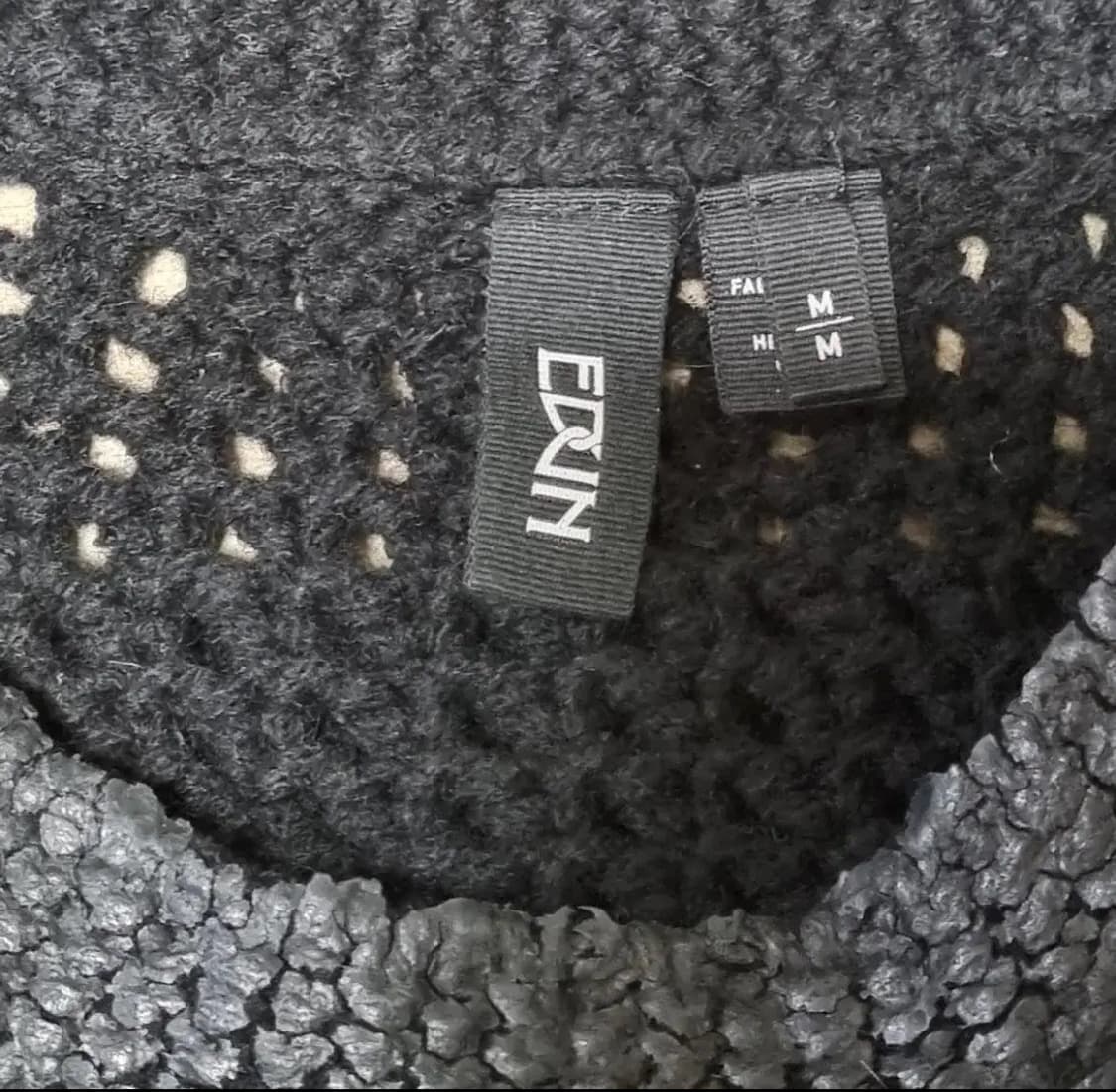 EDUN 울 니트스웨터 오일코팅 M 상품이미지2