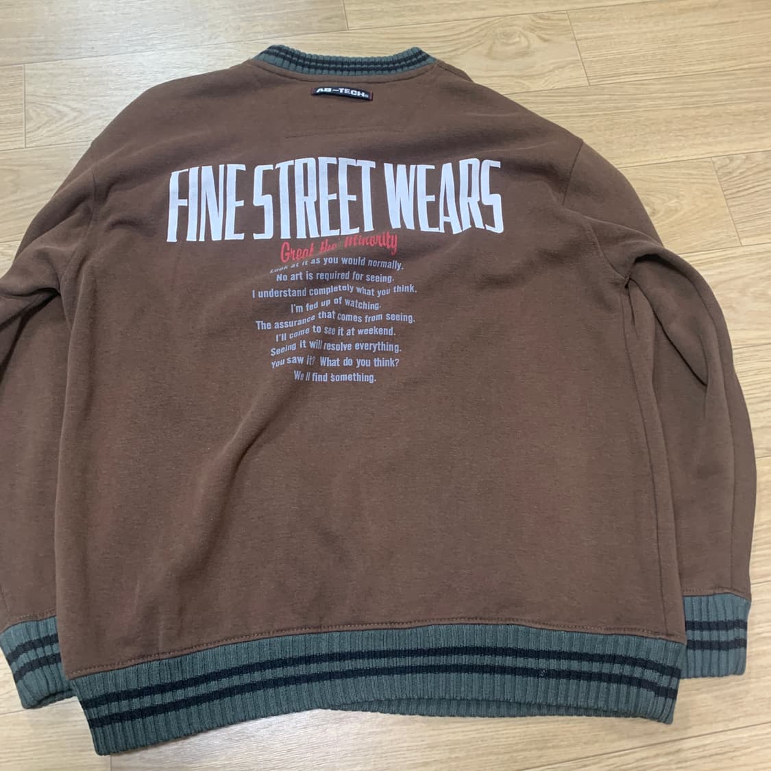 L)Ab-tech 에이비테크 y2k 맨투맨 상품이미지2