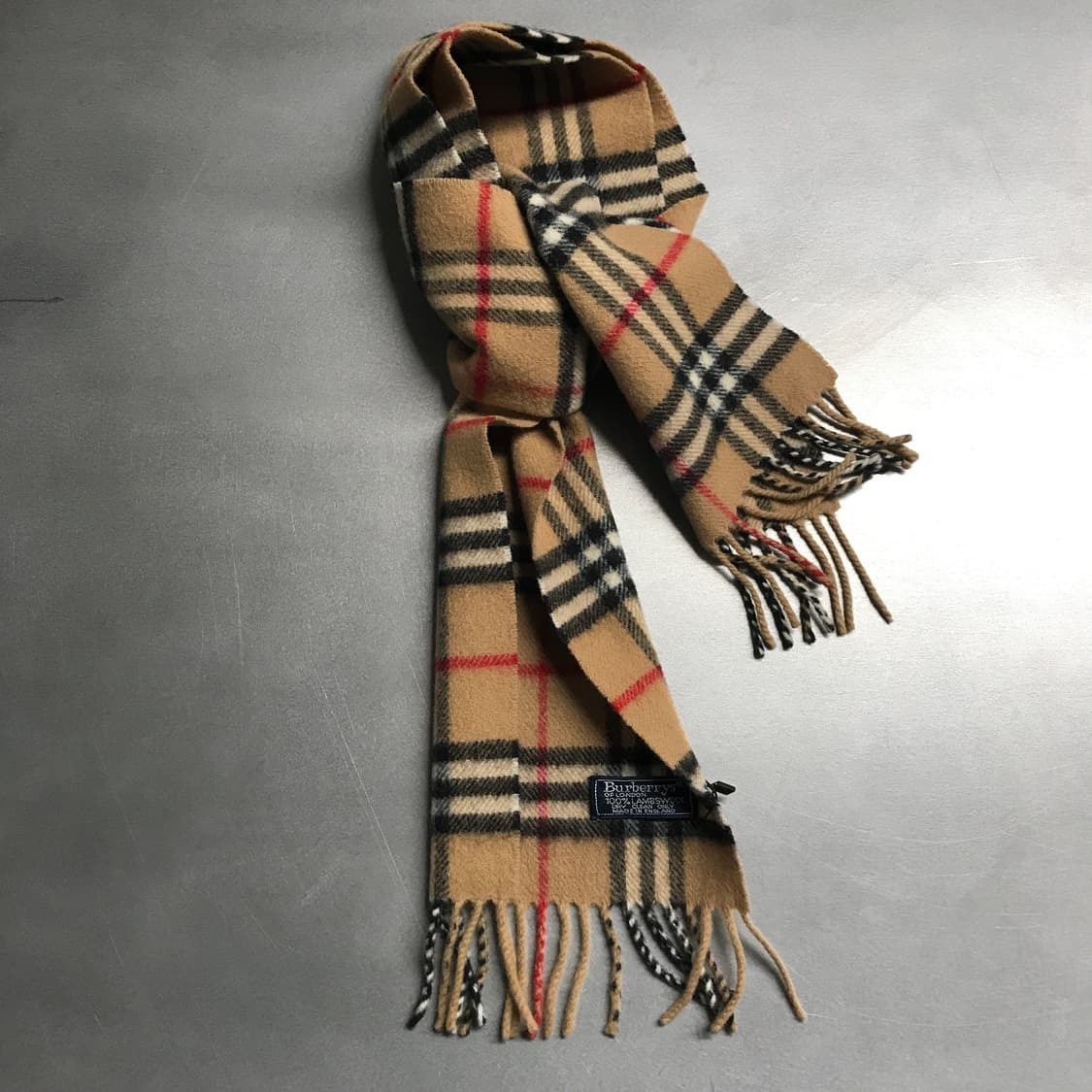 버버리 정품 램스울 머플러 베이지 상품이미지4