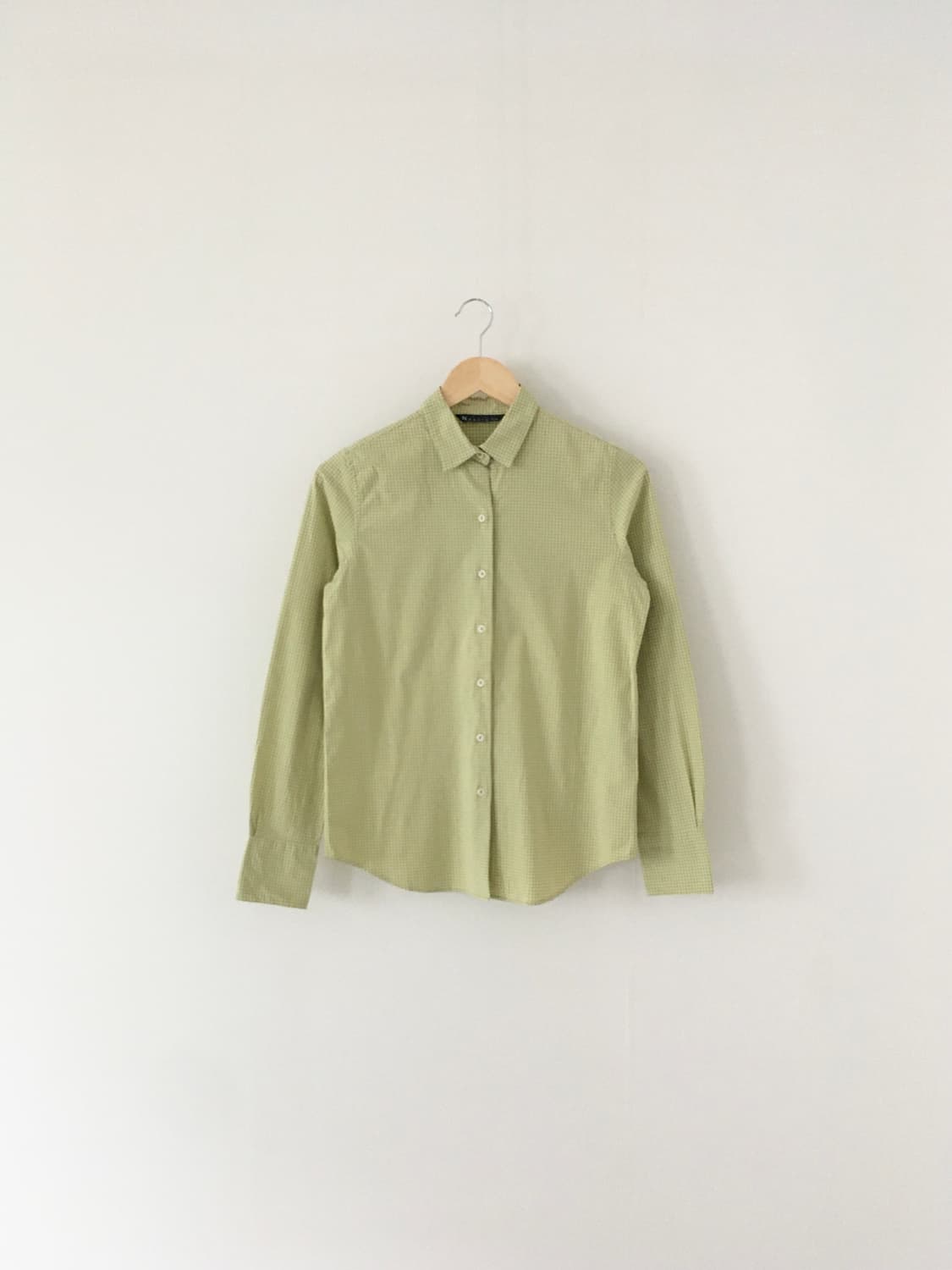lime check shirt 상품이미지5