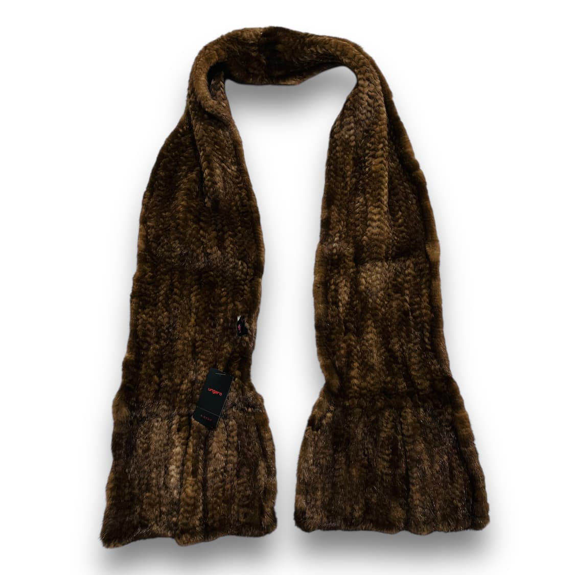 Ungaro 락시크 다크 브라운 밍크 머플러/숄 상품이미지2