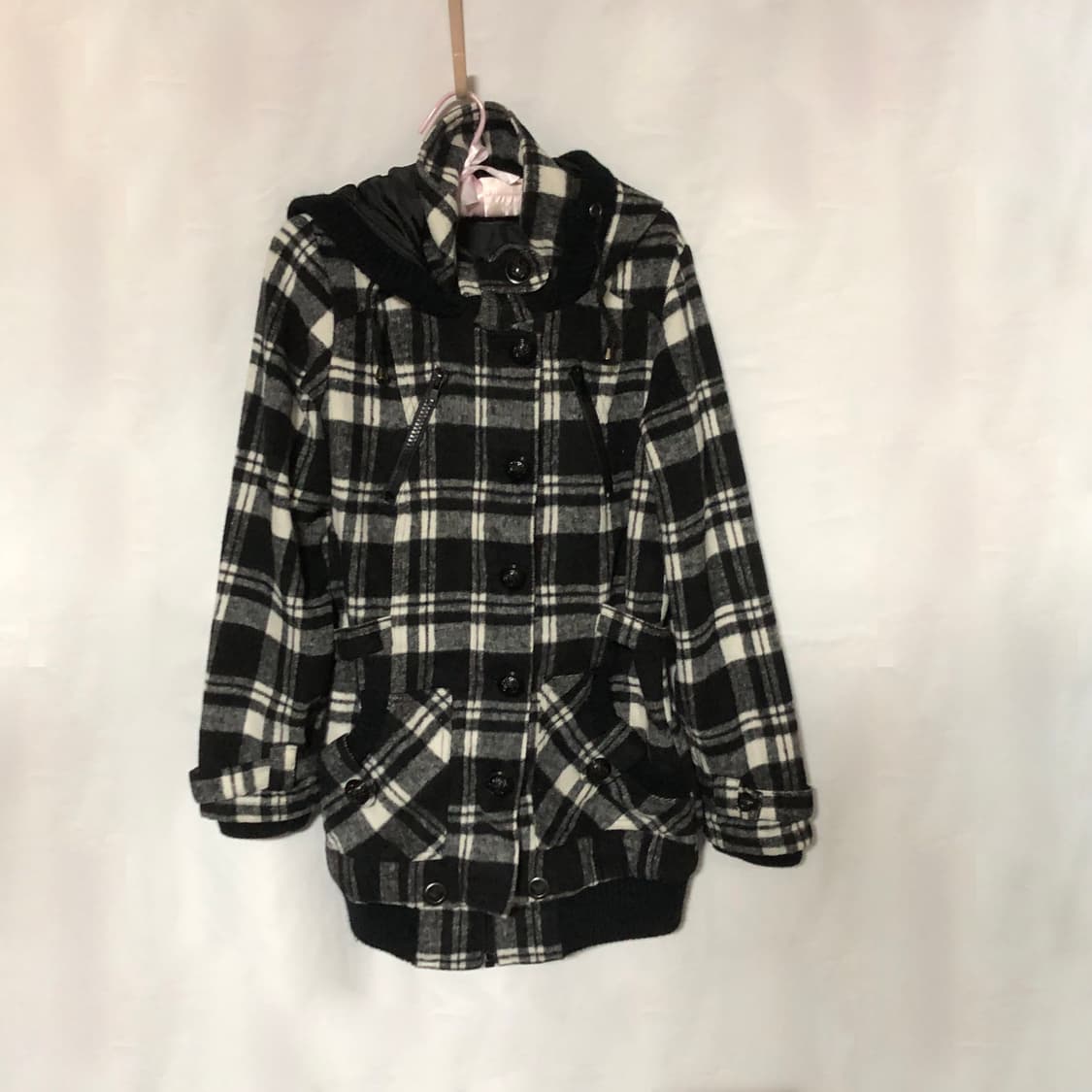 체크 후드 점퍼 상품이미지8