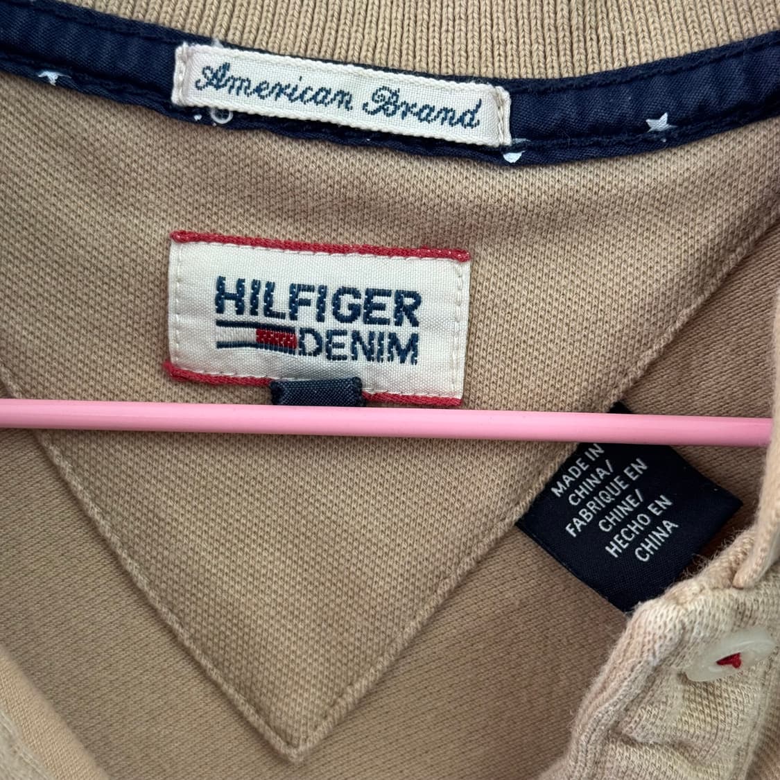 S 타미 딱붙핏 브라운 티셔츠 상품이미지3