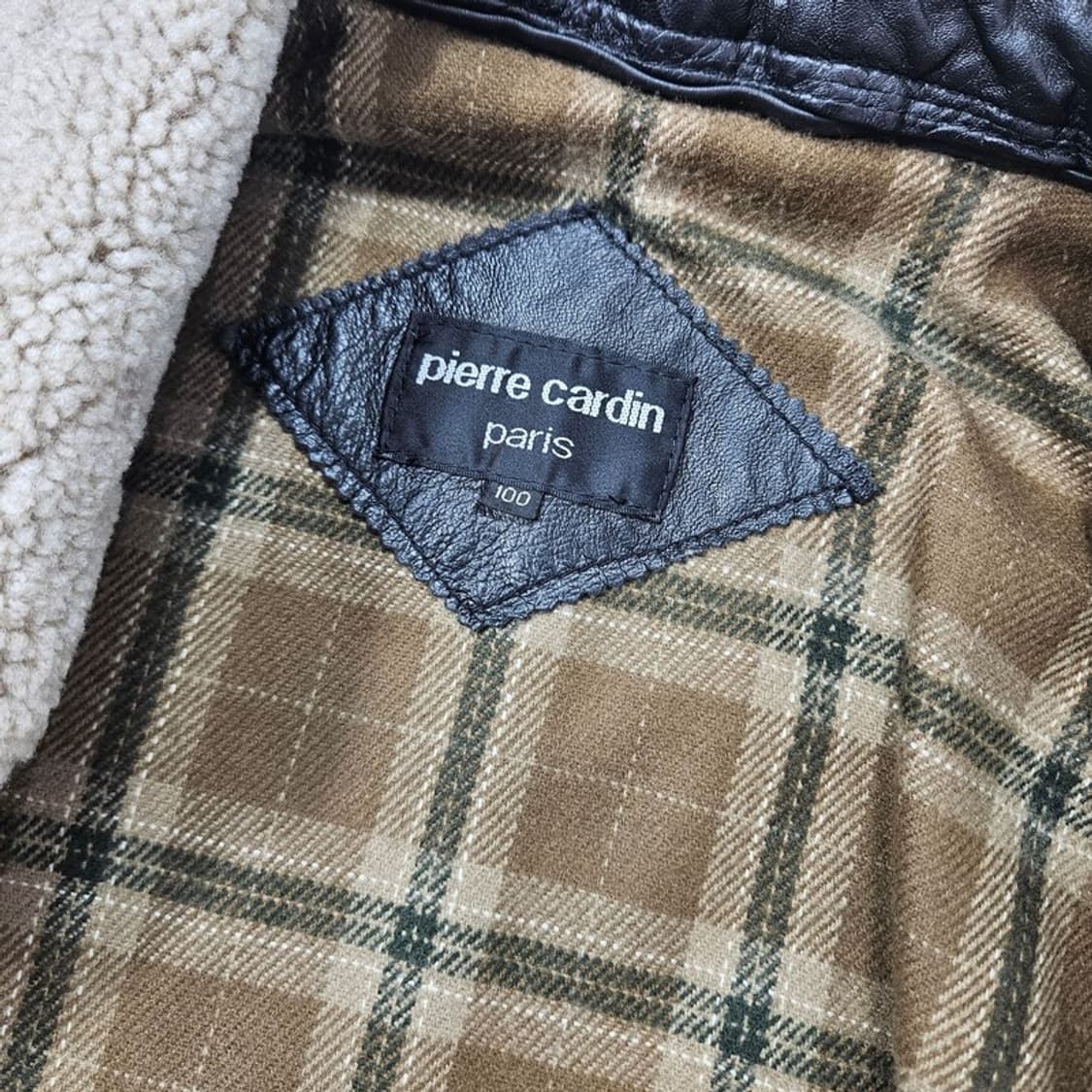 PIERRE CARDIN 양가죽 봄버 자켓 L 상품이미지6