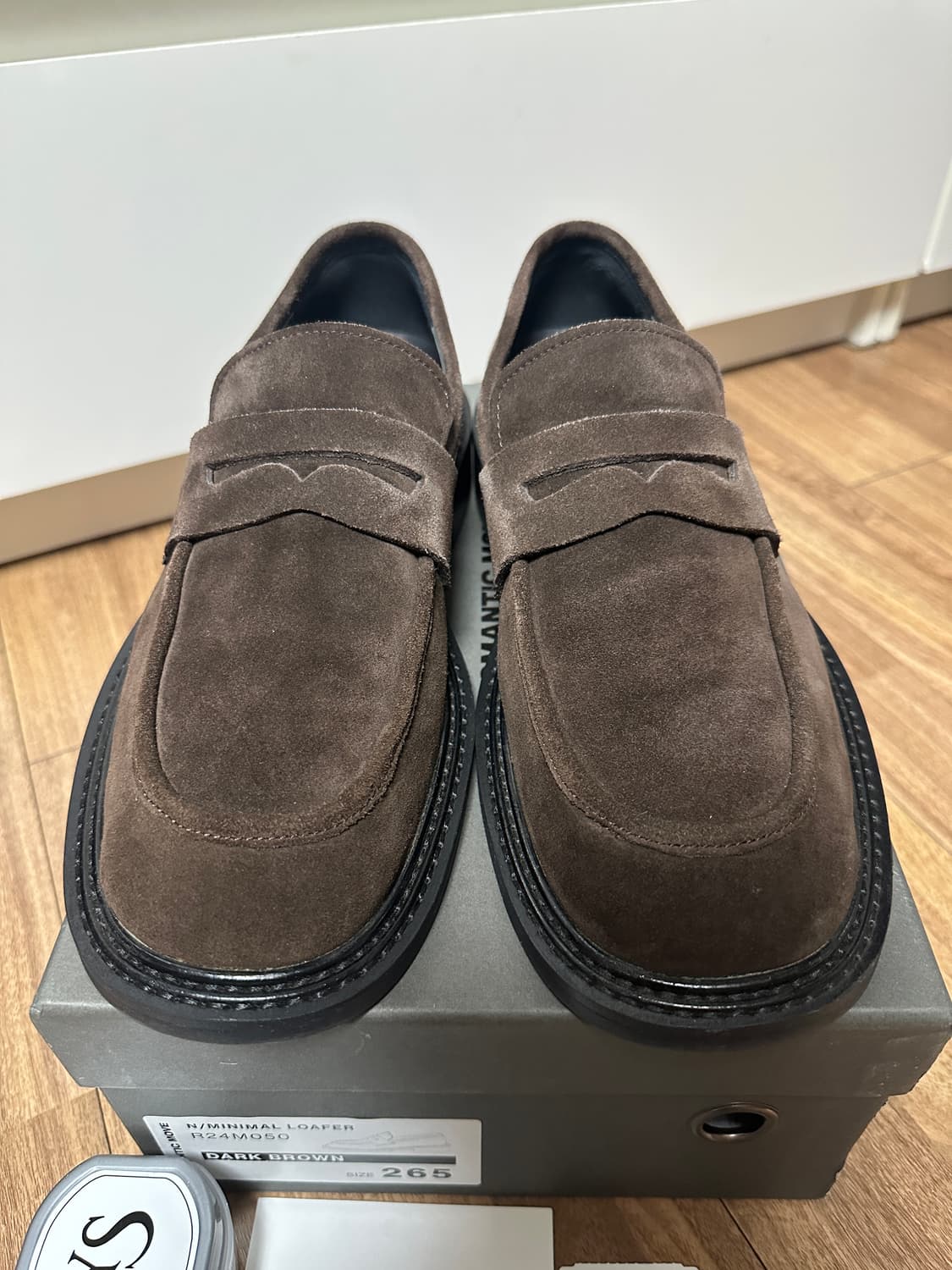 [265] 로맨틱무브 뉴 미니멀 로퍼 리얼브라운 스웨이드 상품이미지3